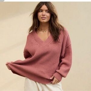 aerie Beyond Chenille V-Neck Sweater